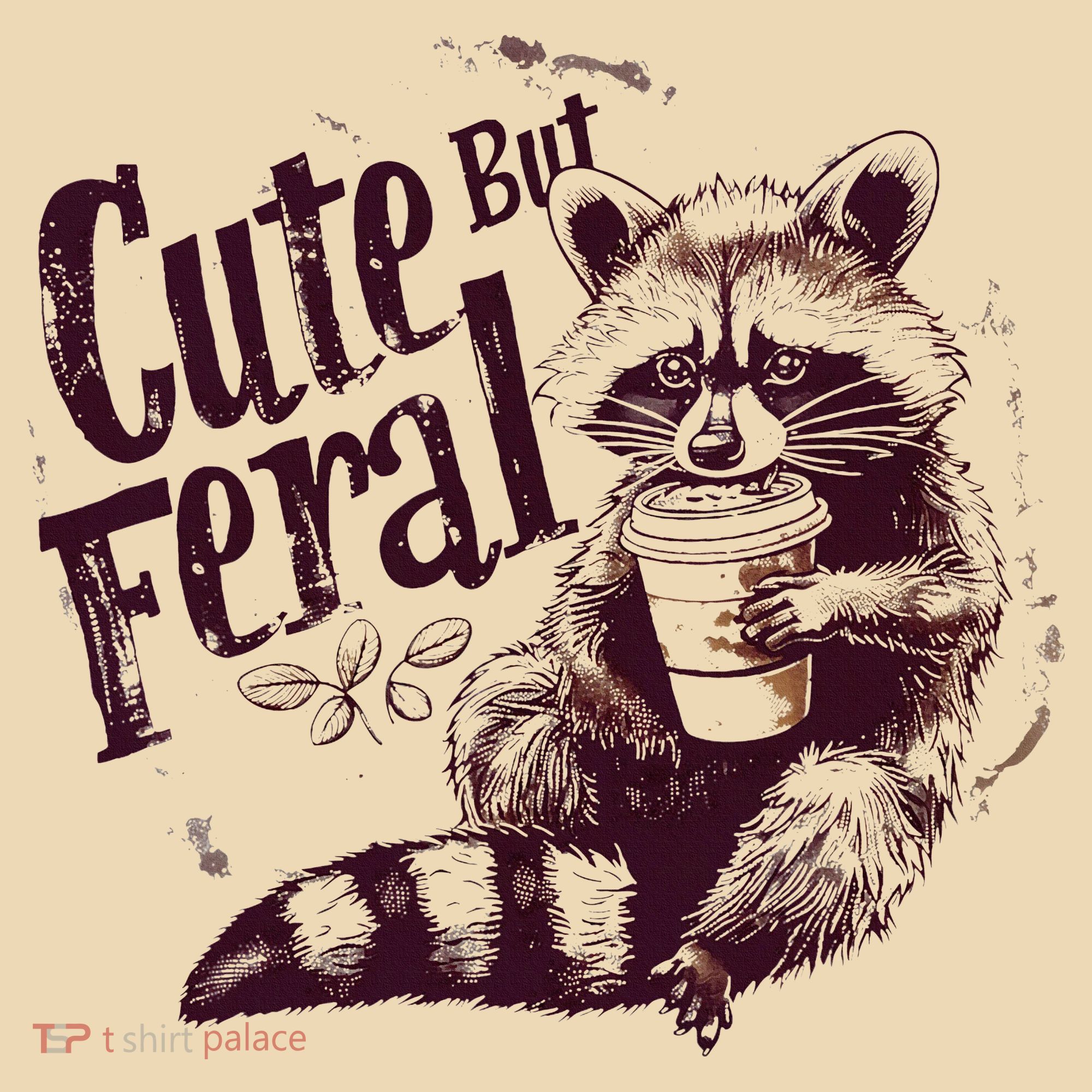 Raccoon Cute But Feral Tote Bag