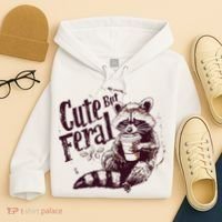 Raccoon Cute But Feral Hoodie thumb 4