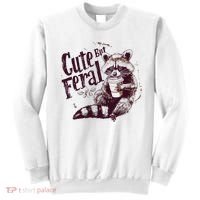 Raccoon Cute But Feral Sweatshirt thumb 0