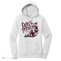 Raccoon Cute But Feral Women's Hoodie thumb 0