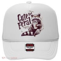 Raccoon Cute But Feral Hat thumb 0