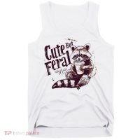 Raccoon Cute But Feral Tank Top thumb 0