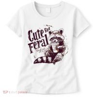 Raccoon Cute But Feral Women's T-Shirt thumb 0