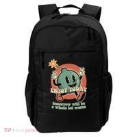 Retro Cartoon Bomb Nihilism Classic Fit Crew Neck Short Sleeve Black Backpack thumb 0
