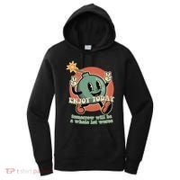 Retro Cartoon Bomb Nihilism Classic Fit Crew Neck Short Sleeve Black Women's Hoodie thumb 0