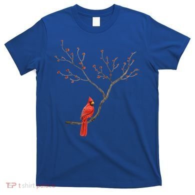 Red Cardinal Bird Lovers Birdwatching Birding Vintage Gift T-Shirt