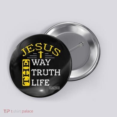 Religious Christian Bible Verse 146 Biblical Gospel Button