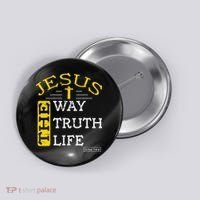 Religious Christian Bible Verse 146 Biblical Gospel Button thumb 0