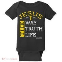 Religious Christian Bible Verse 146 Biblical Gospel Baby Bodysuit thumb 0