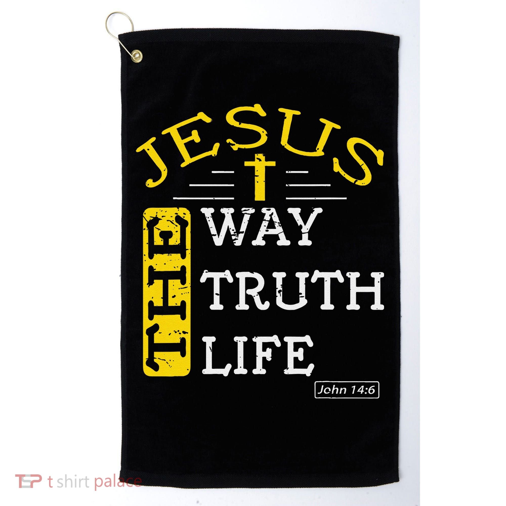 Religious Christian Bible Verse 146 Biblical Gospel Golf Towel