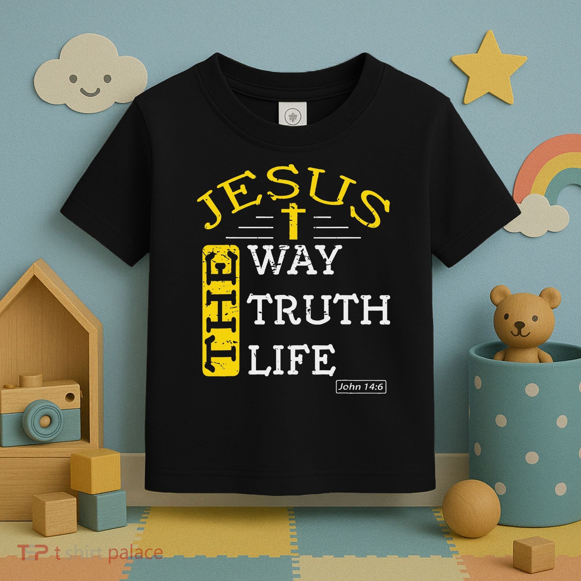 Religious Christian Bible Verse 146 Biblical Gospel Toddler T-Shirt