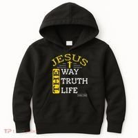 Religious Christian Bible Verse 146 Biblical Gospel Kids Hoodie thumb 0