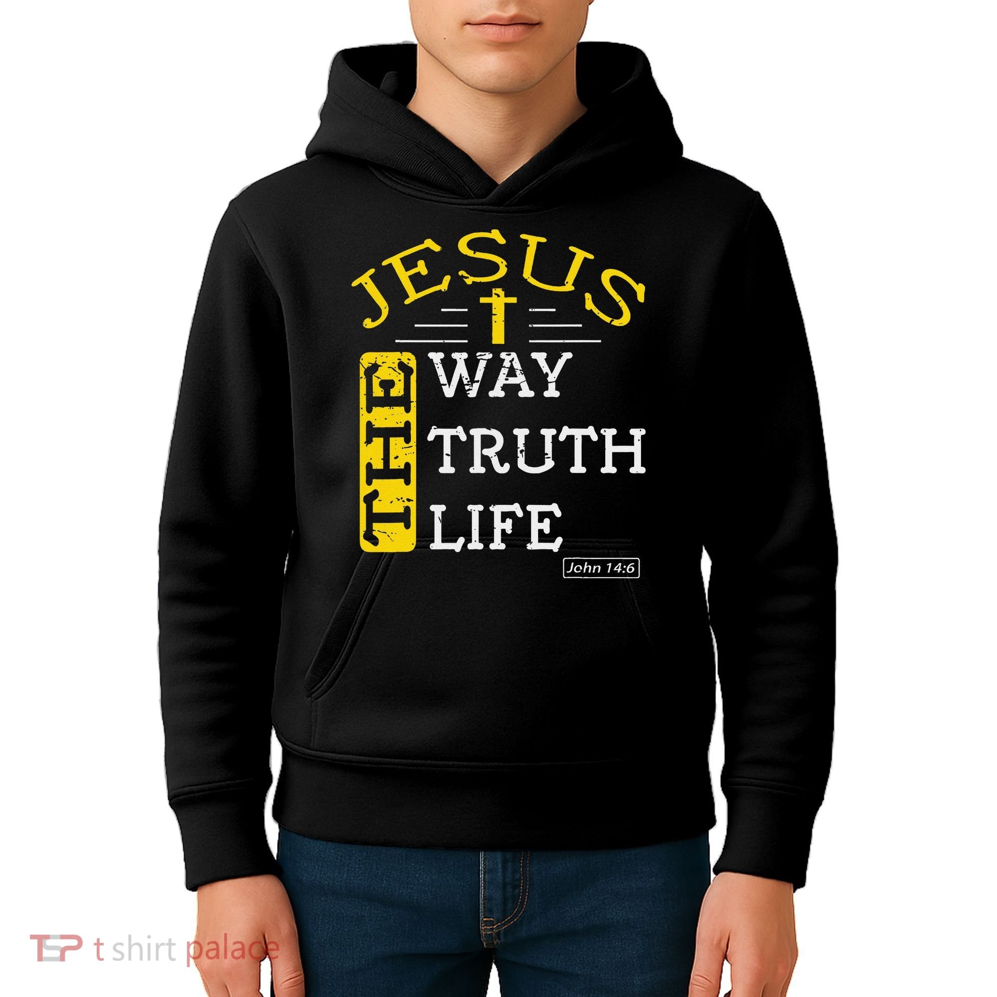 Religious Christian Bible Verse 146 Biblical Gospel Kids Hoodie