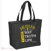 Religious Christian Bible Verse 146 Biblical Gospel Tote Bag thumb 2