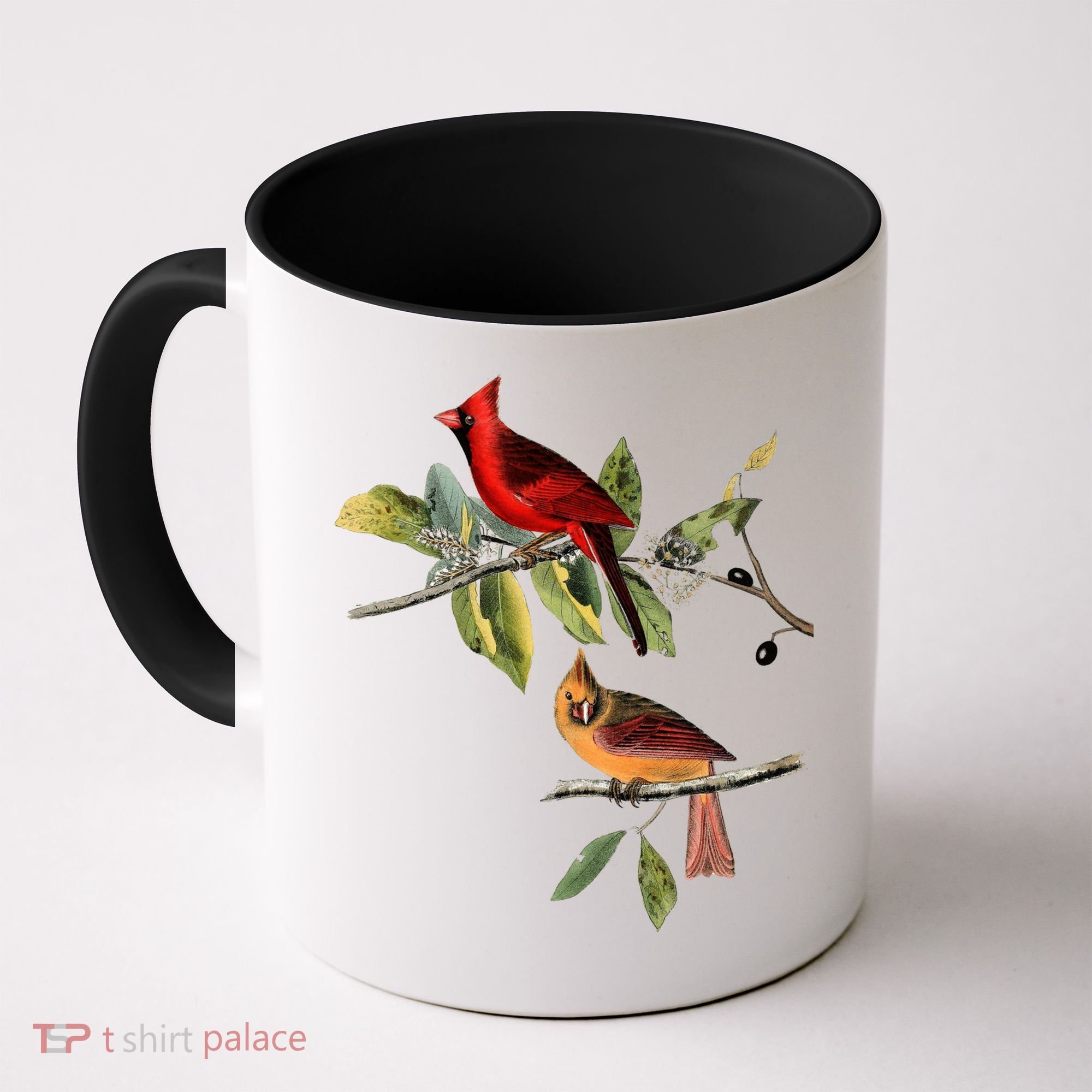 Red Cardinal Bird Male Female Gift For Cardinal Bird Lovers Gift Coffee Mug