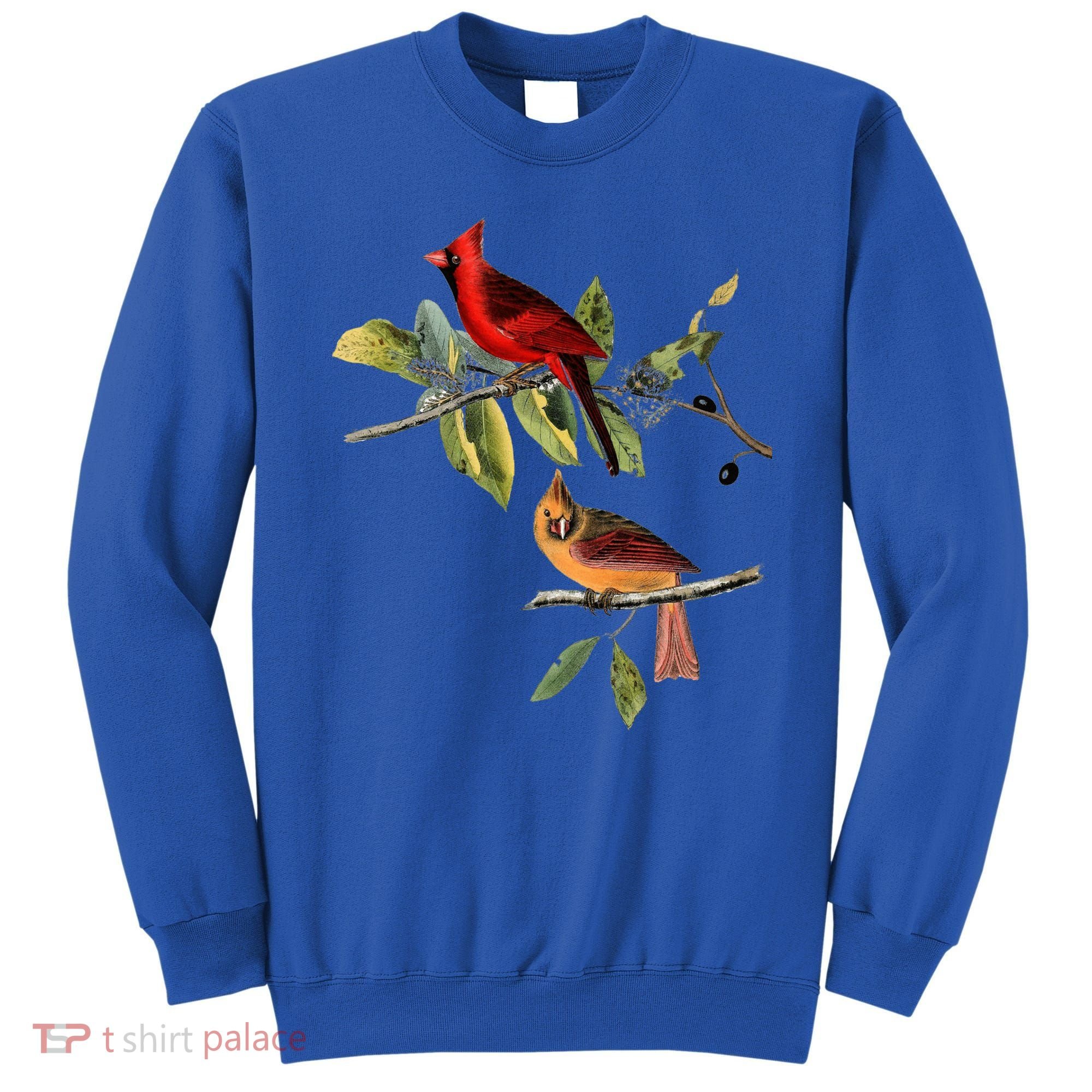 Red Cardinal Bird Male Female Gift For Cardinal Bird Lovers Gift Sweatshirt