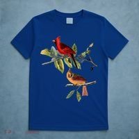 Red Cardinal Bird Male Female Gift For Cardinal Bird Lovers Gift T-Shirt thumb 5