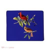 Red Cardinal Bird Male Female Gift For Cardinal Bird Lovers Gift Mousepad thumb 0