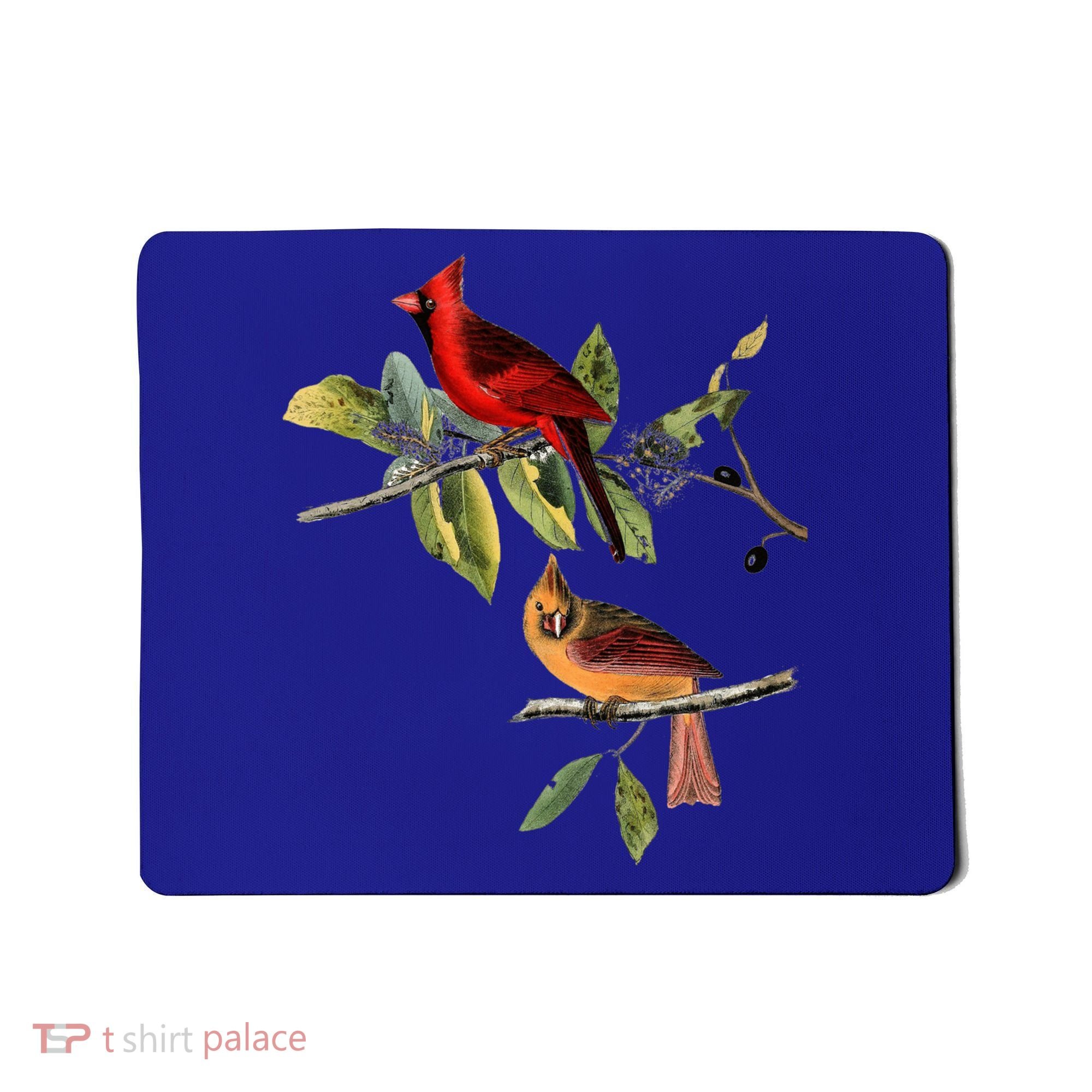 Red Cardinal Bird Male Female Gift For Cardinal Bird Lovers Gift Mousepad