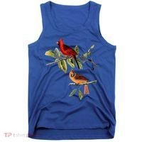 Red Cardinal Bird Male Female Gift For Cardinal Bird Lovers Gift Tank Top thumb 0