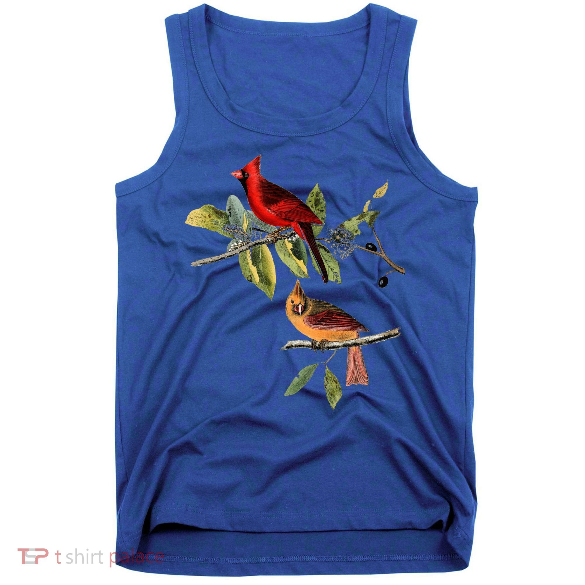 Red Cardinal Bird Male Female Gift For Cardinal Bird Lovers Gift Tank Top