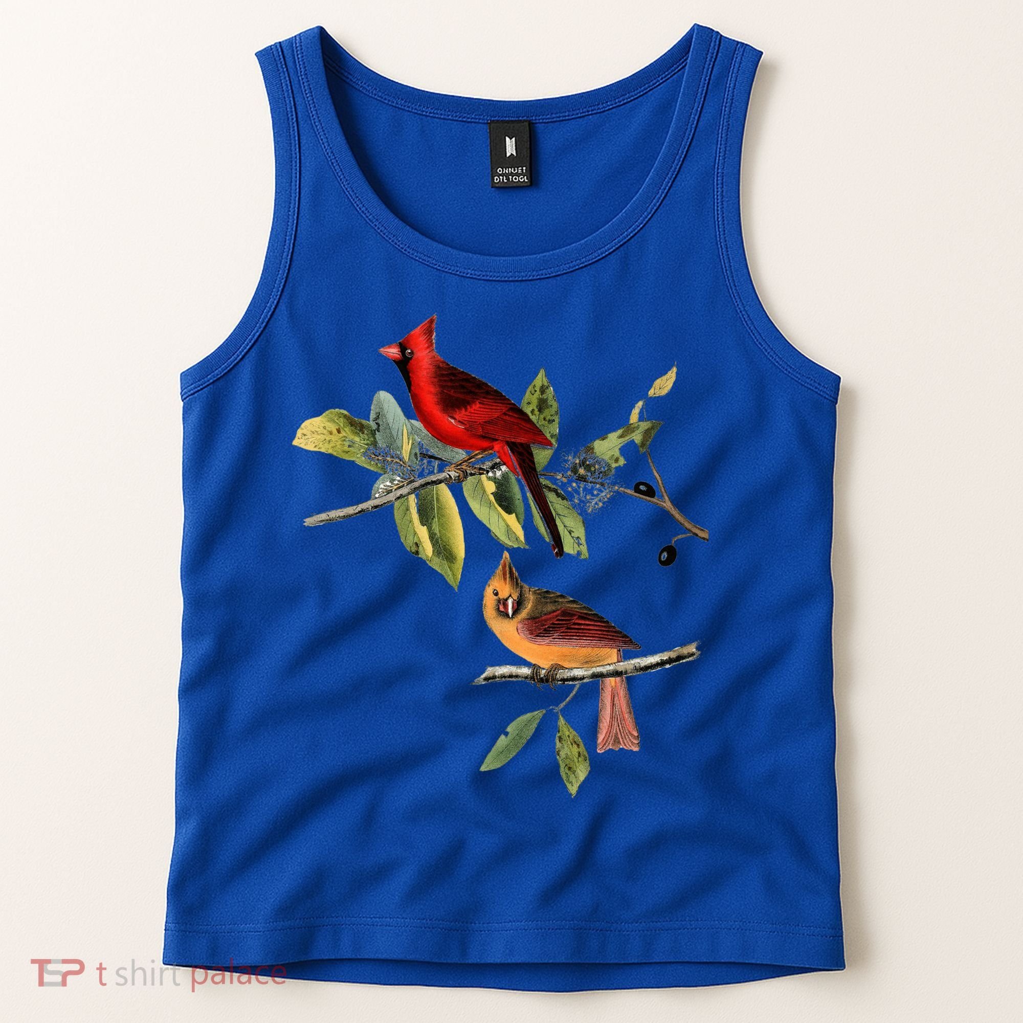 Red Cardinal Bird Male Female Gift For Cardinal Bird Lovers Gift Tank Top