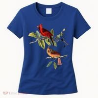 Red Cardinal Bird Male Female Gift For Cardinal Bird Lovers Gift Women's T-Shirt thumb 0