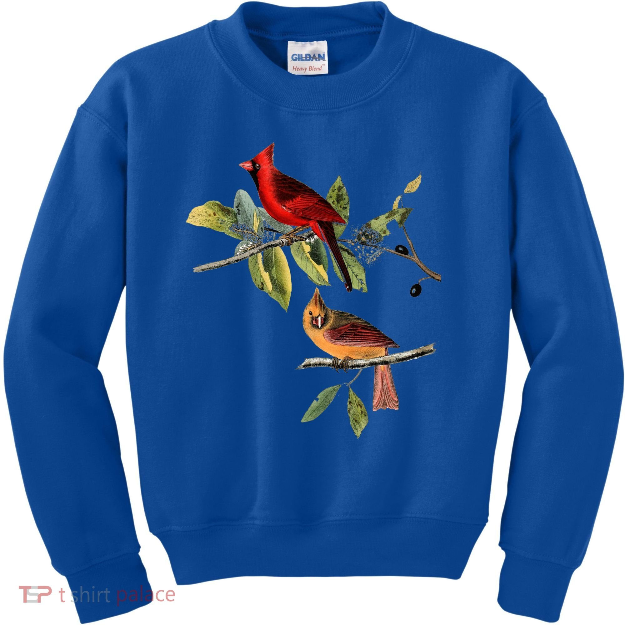 Red Cardinal Bird Male Female Gift For Cardinal Bird Lovers Gift Kids Sweatshirt