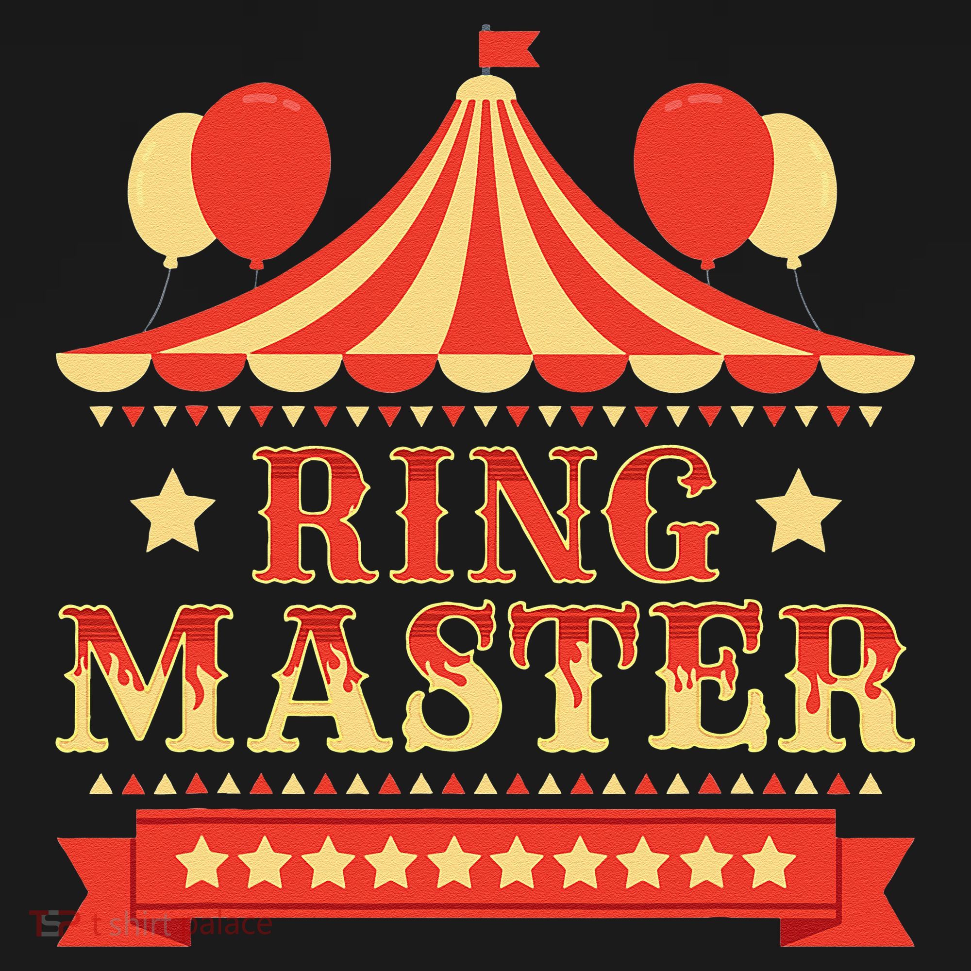 Ringmaster Circus Birthday Party Circus Costume USA-Made Doggie Bandana