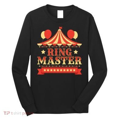 Ringmaster Circus Birthday Party Circus Costume Long Sleeve Shirt
