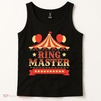 Ringmaster Circus Birthday Party Circus Costume Tank Top thumb 2