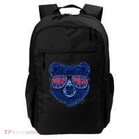 Retro Cubs Baseball Sports Fan Backpack thumb 0