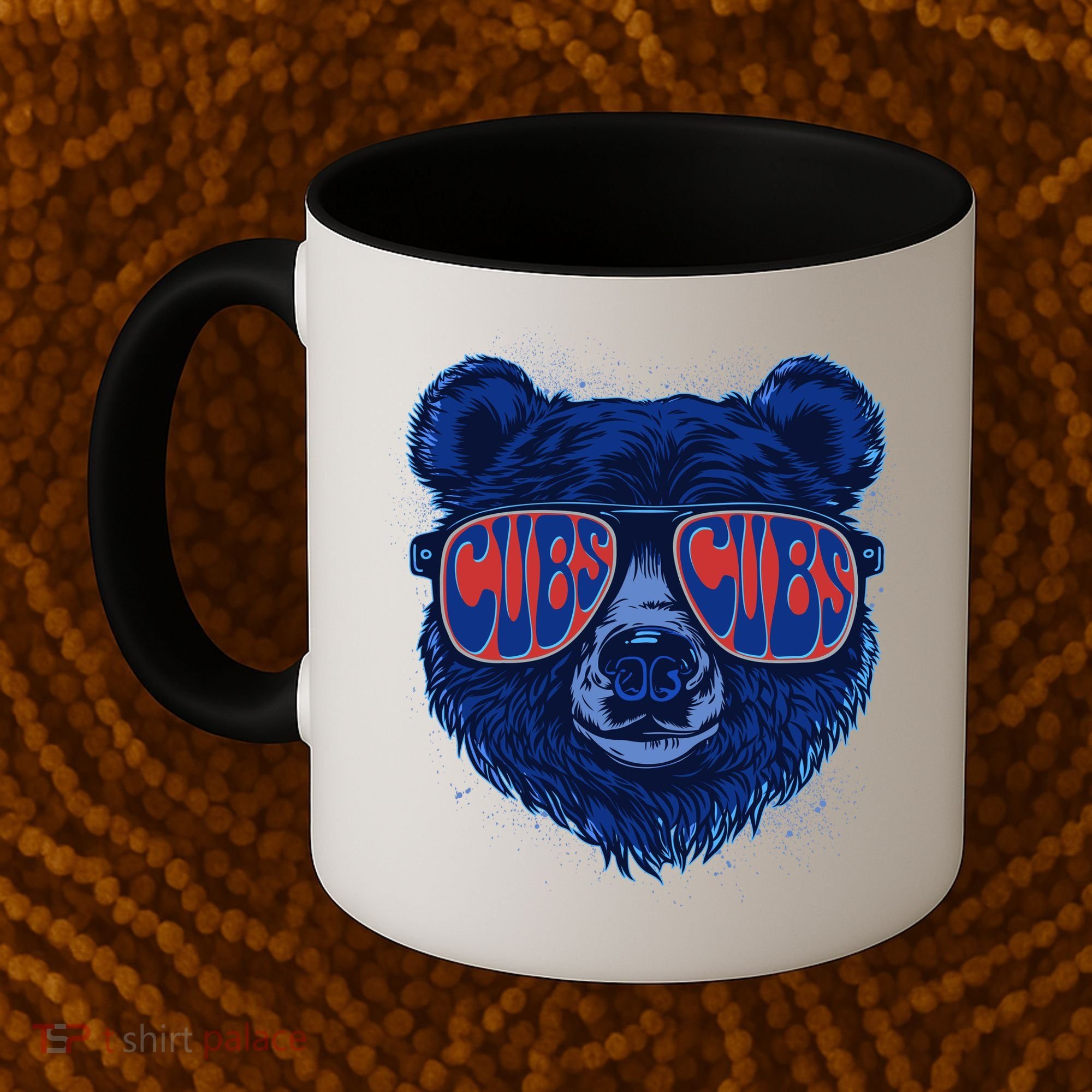 Retro Cubs Baseball Sports Fan Coffee Mug
