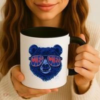 Retro Cubs Baseball Sports Fan Coffee Mug thumb 3