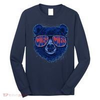 Retro Cubs Baseball Sports Fan Long Sleeve Shirt thumb 0