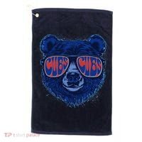 Retro Cubs Baseball Sports Fan Golf Towel thumb 0