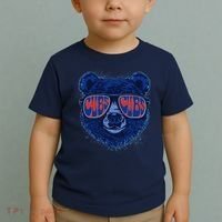 Retro Cubs Baseball Sports Fan Toddler T-Shirt thumb 2