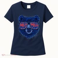 Retro Cubs Baseball Sports Fan Women's T-Shirt thumb 0
