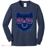 Retro Cubs Baseball Sports Fan Kids Long Sleeve Shirt thumb 0