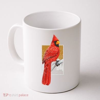 Red Cardinal Bird Watcher Bird Watching Vintage Nature Bird Coffee Mug