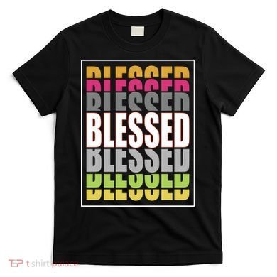 Retro Colored Blessed Mashup T-Shirt