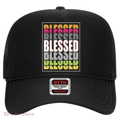 Retro Colored Blessed Mashup Hat