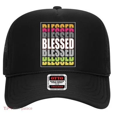 Retro Colored Blessed Mashup Hat
