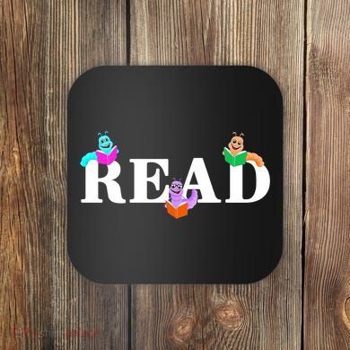 Read Cute Book Worms Coaster