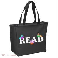 Read Cute Book Worms Tote Bag thumb 2