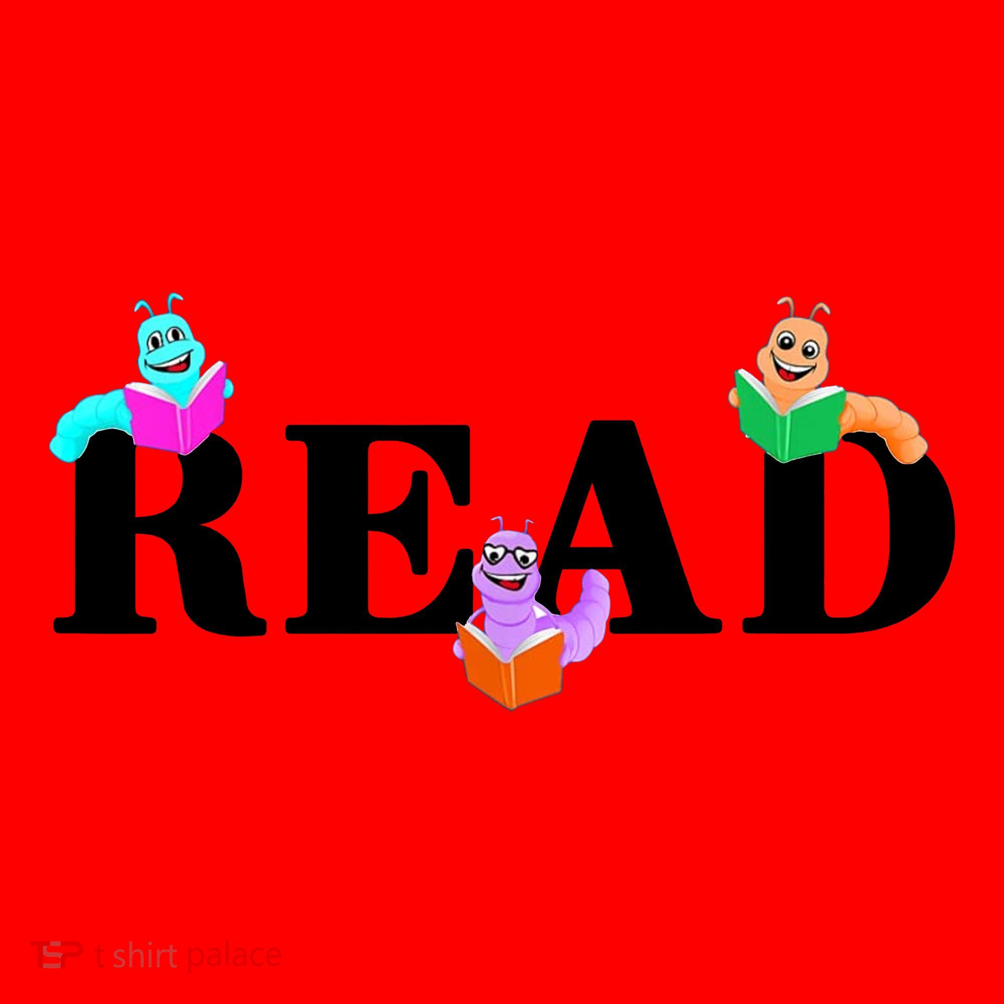 Read Cute Book Worms Santa Hat