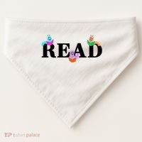 Read Cute Book Worms USA-Made Doggie Bandana thumb 0