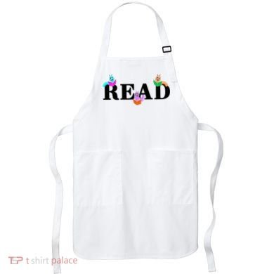 Read Cute Book Worms Apron