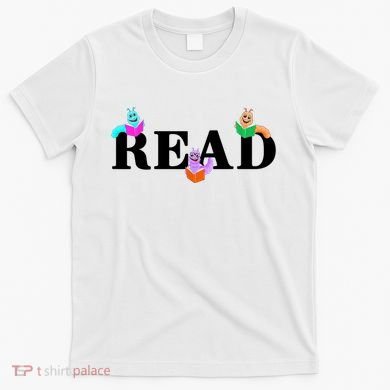 Read Cute Book Worms T-Shirt