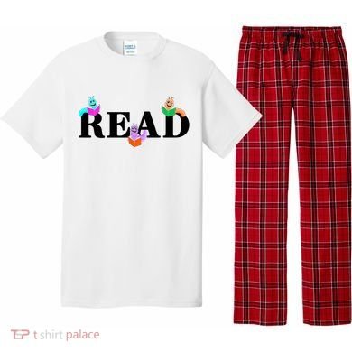 Read Cute Book Worms Pajama Set